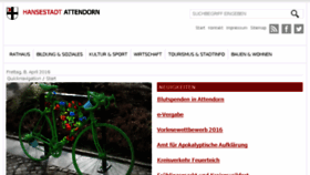 What Attendorn.de website looked like in 2016 (8 years ago)