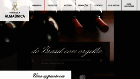 What Almaunica.com.br website looked like in 2016 (8 years ago)