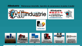 What Aliindustrie.com website looked like in 2016 (8 years ago)