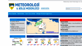 What Ankara.mgm.gov.tr website looked like in 2016 (8 years ago)