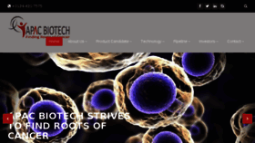 What Apacbiotech.com website looked like in 2016 (8 years ago)