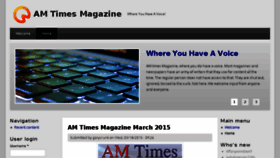 What Amtimes.com website looked like in 2016 (8 years ago)