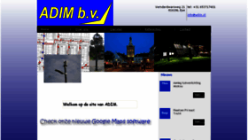 What Adim.nl website looked like in 2016 (8 years ago)