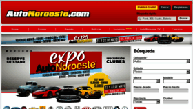 What Autonoroeste.com website looked like in 2016 (8 years ago)