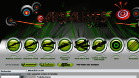 What Arbaletes.com website looked like in 2016 (8 years ago)