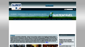 What Alumar.com.br website looked like in 2016 (8 years ago)