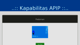 What Apip.bpkp.go.id website looked like in 2016 (8 years ago)