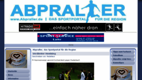 What Abpraller.de website looked like in 2016 (8 years ago)