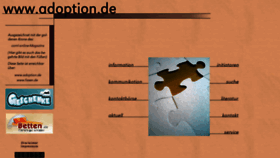 What Adoption.de website looked like in 2016 (8 years ago)