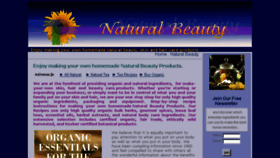 What A1-natural-beauty.com website looked like in 2016 (9 years ago)