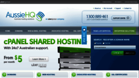 What Aussiehq.com.au website looked like in 2016 (9 years ago)