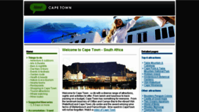 What Aboutcapetown.com website looked like in 2016 (8 years ago)