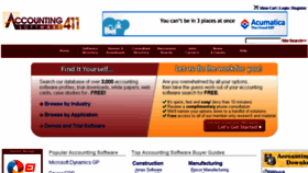 What Accountingsoftware411.com website looked like in 2016 (8 years ago)
