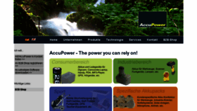 What Accupower.de website looked like in 2016 (8 years ago)