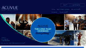 What Acuvue.com.sg website looked like in 2016 (8 years ago)