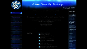 What Activesecuritytraining.com website looked like in 2016 (8 years ago)