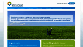 What Admundus.com website looked like in 2016 (8 years ago)