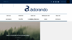 What Adorando.com.br website looked like in 2016 (8 years ago)