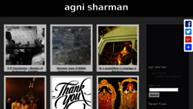 What Agnisharman.com website looked like in 2016 (8 years ago)