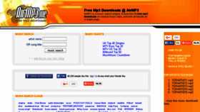 What Airmp3.com website looked like in 2016 (8 years ago)