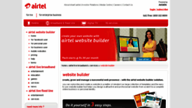 What Airtelwebsitebuilder.com website looked like in 2016 (8 years ago)