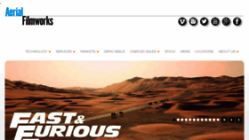 What Aerialfilmworks.com website looked like in 2016 (8 years ago)