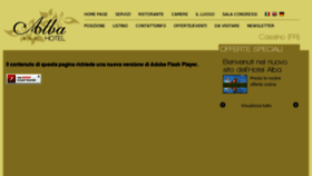 What Albahotel.it website looked like in 2016 (8 years ago)