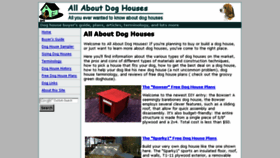 What All-about-dog-houses.com website looked like in 2016 (8 years ago)