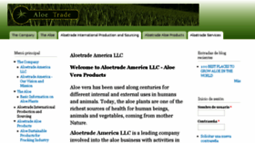 What Aloetradeamerica.com website looked like in 2016 (8 years ago)