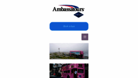 What Ambassatours.com website looked like in 2016 (8 years ago)