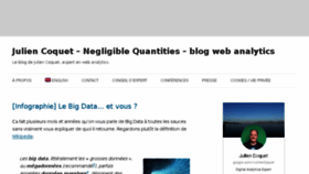 What Analyseweb.fr website looked like in 2016 (8 years ago)