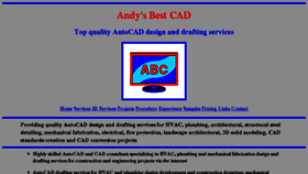 What Andysbestcad.com website looked like in 2016 (8 years ago)