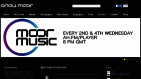 What Andymoor.com website looked like in 2016 (8 years ago)
