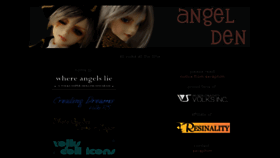 What Angelden.net website looked like in 2016 (8 years ago)