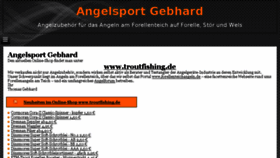What Angelsport-gebhard.de website looked like in 2016 (8 years ago)