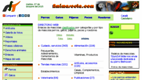 What Amimascota.com website looked like in 2016 (8 years ago)