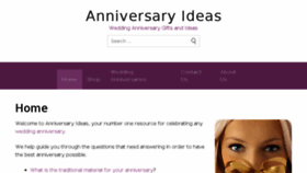 What Anniversaryideas.com website looked like in 2016 (8 years ago)