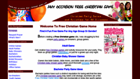What Any-occasion-free-christian-game.com website looked like in 2016 (8 years ago)