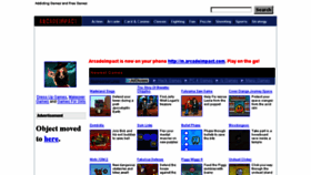 What Arcadeimpact.com website looked like in 2016 (8 years ago)