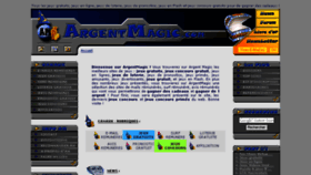 What Argentmagic.com website looked like in 2016 (8 years ago)