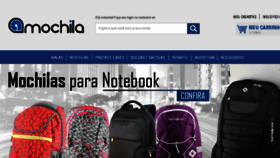 What Amochila.com.br website looked like in 2016 (8 years ago)