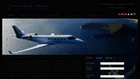 What Associatedaircharter.com website looked like in 2016 (8 years ago)