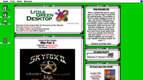 What Atari.st website looked like in 2016 (8 years ago)