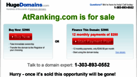What Atranking.com website looked like in 2016 (8 years ago)