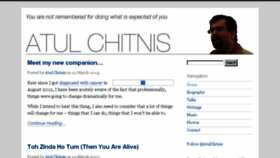 What Atulchitnis.net website looked like in 2016 (8 years ago)