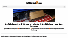 What Aufkleberdruck24.com website looked like in 2016 (8 years ago)