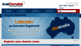 What Austdomains.net.au website looked like in 2016 (8 years ago)