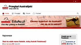 What Australink.pl website looked like in 2016 (8 years ago)