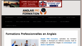 What Anglais-pro.com website looked like in 2016 (8 years ago)