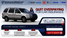 What Autoinsurancematch.com website looked like in 2016 (8 years ago)